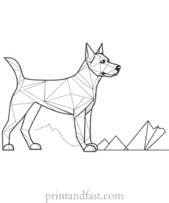 dog coloring page fun