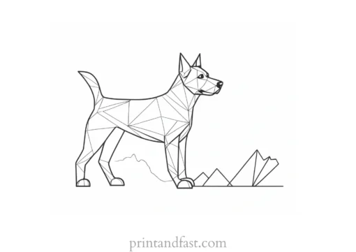 dog coloring page fun