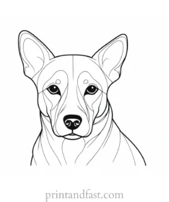 dog coloring page online