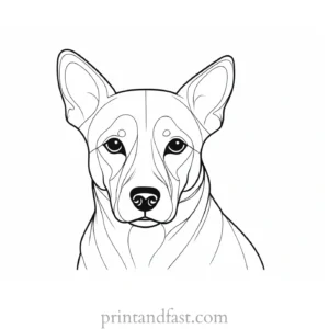 dog coloring page online