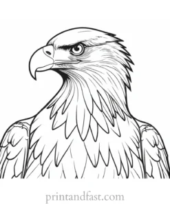 eagle body coloring page