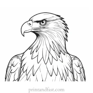 eagle body coloring page