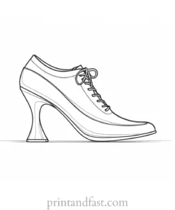 elf shoe coloring page