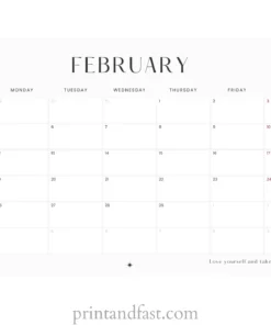 february 2024 calendar printable