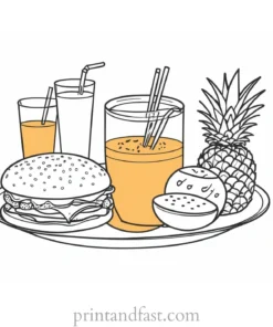 food coloring page activity