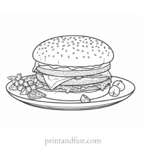 food coloring page custom