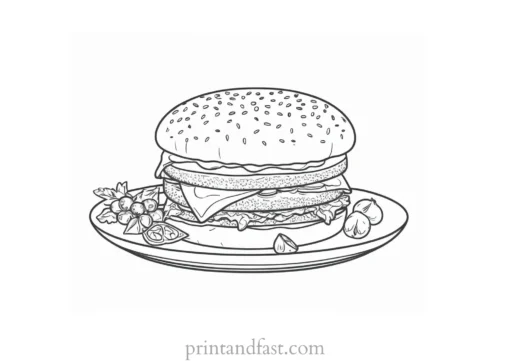 food coloring page custom