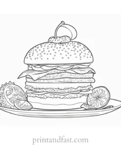 food coloring page for adults