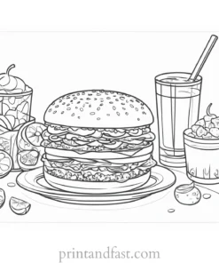 food coloring page for toddlers