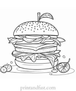 food coloring page free