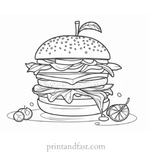 food coloring page free