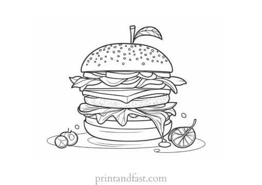 food coloring page free