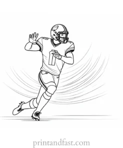 free Football Coloring Page