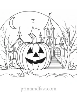 free coloring page Halloween