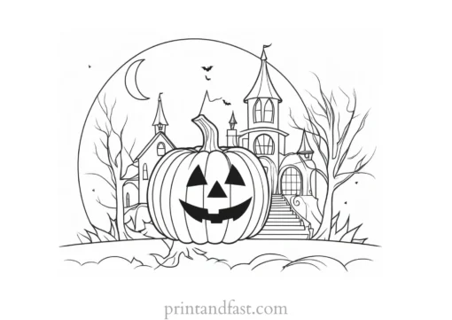 free coloring page Halloween