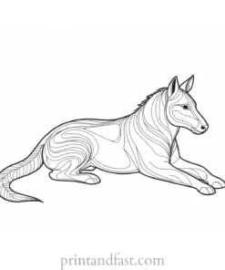 free coloring page animals