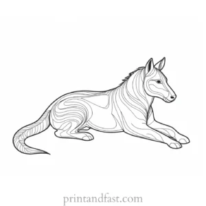 free coloring page animals