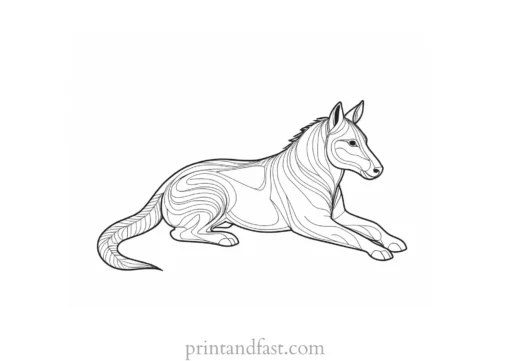 free coloring page animals