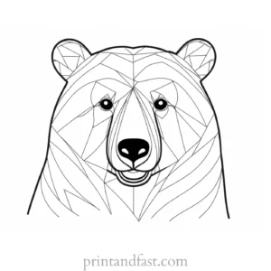 fun Bear Coloring Page