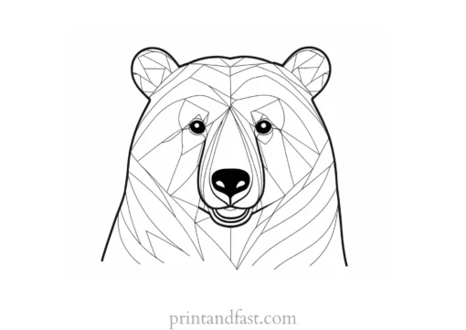 fun Bear Coloring Page