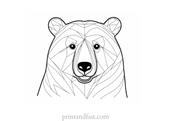 fun Bear Coloring Page