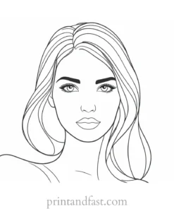 girl coloring page online