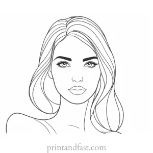 girl coloring page online