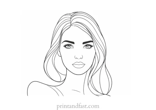 girl coloring page online