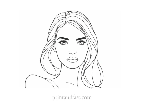 girl coloring page online