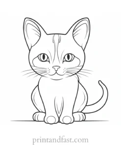 interactive kitty coloring page