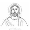 jesus coloring page Christmas