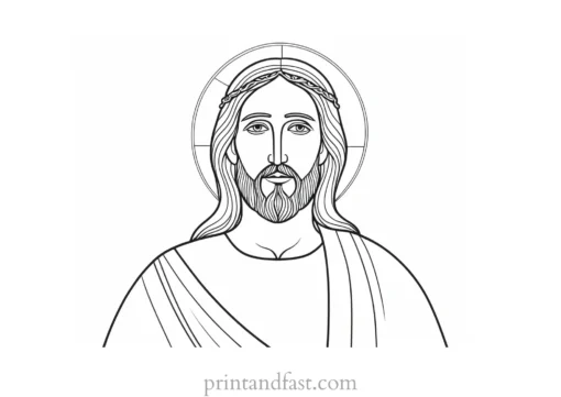 jesus coloring page Christmas