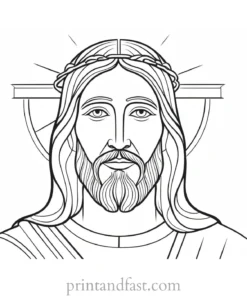 jesus coloring page Easter