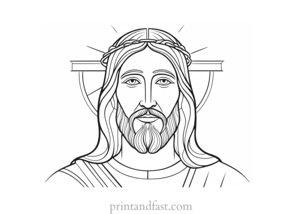 jesus coloring page Easter