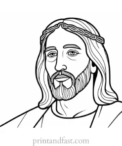 jesus coloring page online