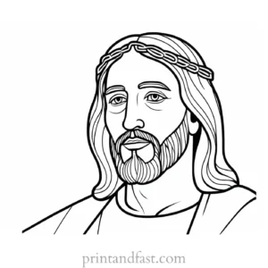 jesus coloring page online