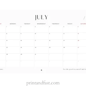 july 2024 calendar printable