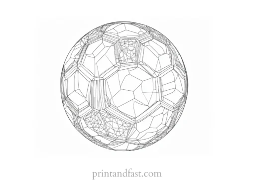 large Football Coloring Page