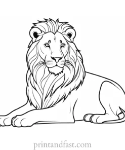 lion coloring page online