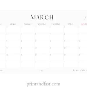 march 2024 calendar printable