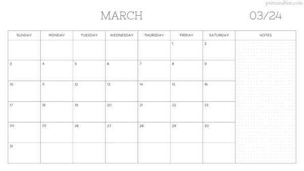 march 2024 calendar printable 4