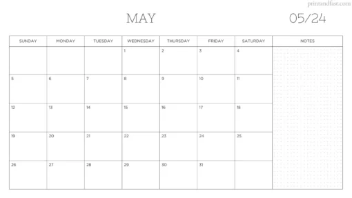 may 2024 calendar printable 4