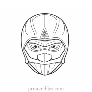 ninja coloring page martial arts