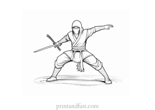 ninja coloring page ninja turtle