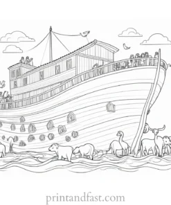 noahs ark coloring book