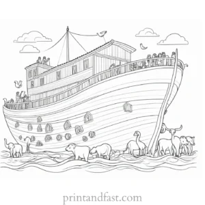 noahs ark coloring book