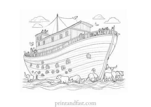 noahs ark coloring book