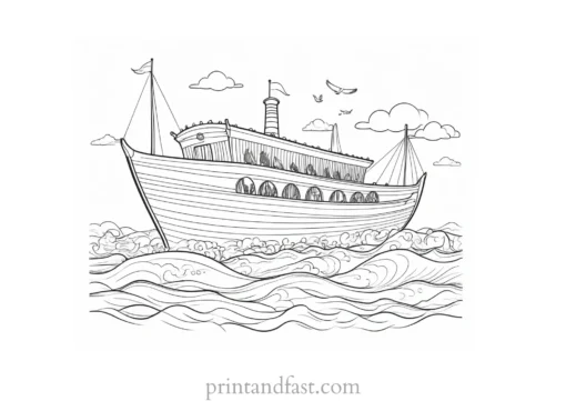 noahs ark coloring images