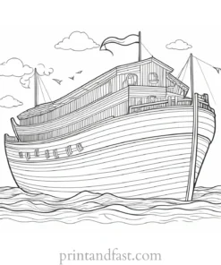 noahs ark coloring pages