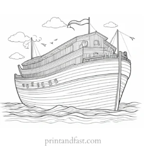 noahs ark coloring pages